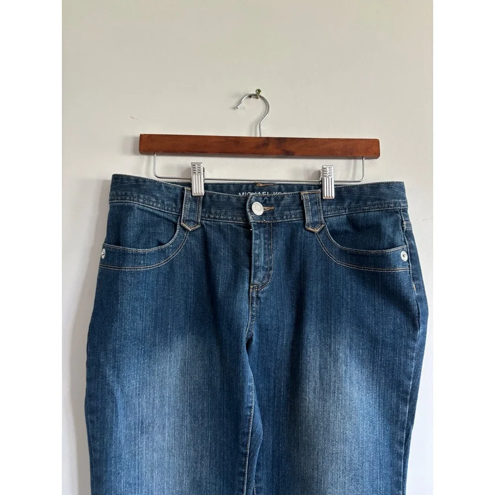 Michael‎ Kors Denim Jeans Bootcut Dark Wash Stretch Women's Size 12